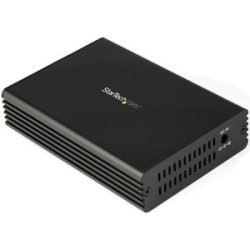 StarTech.com 10GbE Fiber Ethernet Media Converter 10Gbase-T- Sfp To RJ45 Single Mode/Multimode Fiber To Copper Bridge 10Gbps Network - Fiber Ethernet Media Converter To Convert & Extend Copper To Fiber Or Vice Versa - 10G Network, 10Gbase-T, Unmanaged Mm
