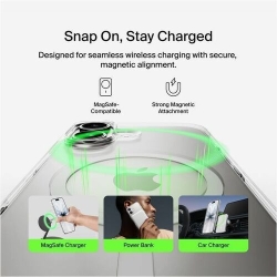 Belkin SheerForce Case For Apple IPhone 17 Smartphone - Textured Side - Clear - Glossy - Yellowing Resistant, Discoloration Resistant, Anti-scratch, Scrape Resistant, Impact Resistant, Scratch Resistant - Plastic - Wireless Charging Compatible MSA030FQCL