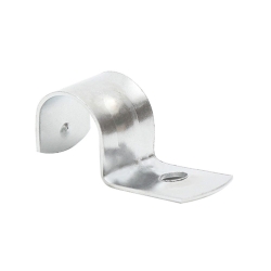 4C | Half Saddle Galvanized Steel 25mm | 100 Pack 040.050.0006