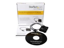 Startech.Com USB2.0 To 3.5MM Spdif Digital Audio And Stereo Mic Adapter, 2YR ICUSBAUDIO2D