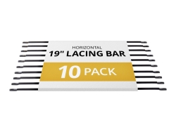 Startech.Com 10-Pack Horizontal Lacing Bar, Server Rack Cable Management, 19" Network Rack CMLB10