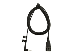 Jabra Qd To 2.5MM Coiled CORD,2M 8800-01-46