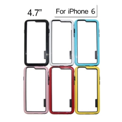 Bumper For 4.7 Inch Apple IPhone 6 (Black/White/Blue/Red/Pink/Yellow) MOBACC5493IP6BUMP