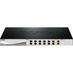 D-Link SmartSwitch Dxs-1210 Dxs-1210-12Sc 12 Ports Manageable Ethernet Switch - 10 Gigabit Ethernet - 10GBase-X, 10GBase-T - 3 Layer Supported - Twisted Pair, Optical Fiber - Rack-mountable, Desktop DXS-1210-12SC