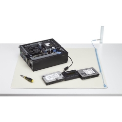StarTech.com 11x18in Anti Static Mat, Esd Mat For Electronics Repair On Tables Or Desks, Flexible Work Pad, Detachable Grounding Wire - 600 Mm Length X 1200 Mm Width - Rectangular - Polyvinyl Chloride (Pvc), Pvc Foam - Beige SM-ANTI-STATIC-MAT
