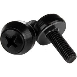 M5 Mounting Screws - 100 Pack Black CABSCREWSM5B