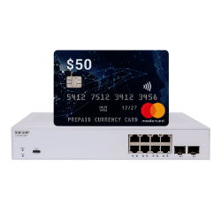 Ruckus 8-Prt Poe+ 124W 2x10G Sfp + $50 Mastercard ICX8100-C08PF-X-MC50