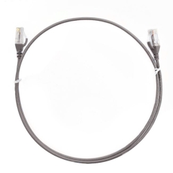 0.15m CAT6 Ultra Thin Lszh Ethernet Network Cable | Grey 004.004.9000