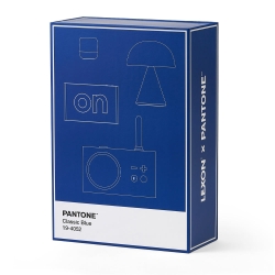 Lexon Gift Set Pantone - Includes Mino+ Mini Speaker, Flip Classic Clock, Mina M Lamp, Thykho 3 Speaker - Classic Blue LD-LBPT01-B