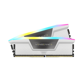 Corsair Vengeance Rgb DDR5 16GB (2 X 8GB) DDR5 5200 Cl40-40-40-77 1.25V AMD Expo & Intel Xmp - White CMH16GX5M2B5200Z40W
