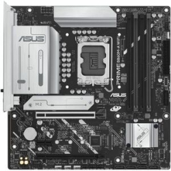 Asus Prime B860M-A Wifi-csm Desktop Motherboard - Intel B860 Chipset - Socket LGA-1851 - Micro ATX - Core Ultra Processor Supported - 256 GB DDR5 Sdram Maximum RAM - Dimm, Udimm - 4 x Memory Slots - Gigabit Ethernet - 2.5Gigabit Ethernet - Ieee 802.11ax
