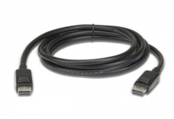 Aten 2m Displayport Cable Support 4k Uhd, Up To 3840 X 2160 @ 60hz. 28 Awg Copper Wire Construction