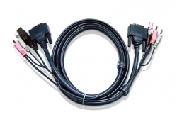 Aten Kvm Cable 1.8m With Dvi-D (Single Link) USB & Audio To Dvi-D (Single Link), USB & Audio 2L-7D02U