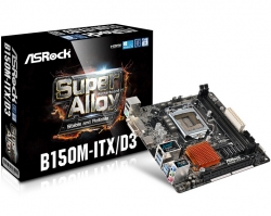 Asrock B150m-itx/ D3 Lga1151 Mini Itx 2 X Ddr3 Pci E X1, Intel Hd Grpahics Dvi/ Hdmi 5 X Sata 1