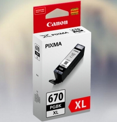 Canon Pgi670xlbk Pigment Black Extra Large Ink Pgi670xlbk