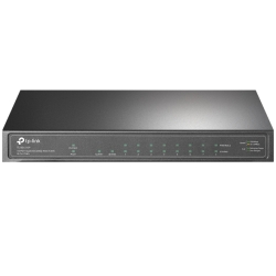 (CH)TP-Link Tl-Sg1210P 10-Port Gigabit Desktop Switch With 8-Port PoE+ Igmp Snooping 1 Gigabit Sfp Slot, Fanless TL-SG1210P