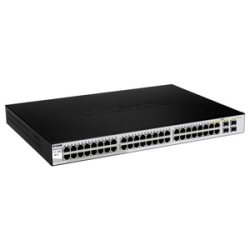 D-Link Dgs-1210 Dgs-1210-52 48 Ports Manageable Ethernet Switch - Gigabit Ethernet - 10/100/1000Base-T - 2 Layer Supported - 4 Sfp Slots - Twisted Pair - 1U - Rack-mountable, Desktop - Lifetime Limited Warranty DGS-1210-52