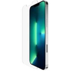 Belkin ScreenForce 9H Tempered Glass Screen Protector For IPhone 14, IPhone 13, IPhone 13 Pro - Crystal Clear - For Oled IPhone 14, IPhone 13, IPhone 13 Pro - Anti-microbial - Impact Resistant, Scratch Resistant, Smudge Resistant OVA069ZZ