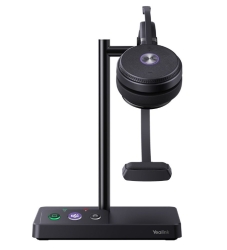 Last Stock Yealink WH62 Mono Teams Dect Wireless Headset, Busylight On Headset, Leather Ear Cushions, Multi-devices Connection, Breathable Wearing, Hd WH62-M-MS