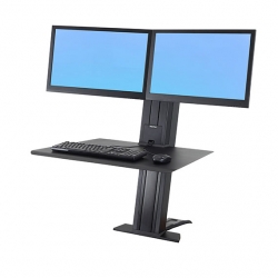 Ergotron Workfit-sr Dual Monitor (black) 33-407-085
