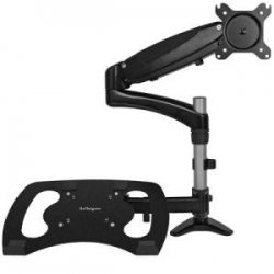 Startech Single-monitor Arm - Laptop Stand - One-touch Height Adjustment Armunonb