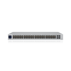 Ubiquiti UniFi 48-port Managed Gigabit Layer2 Switch, 48x Gigabit Ethernet Ports W/ 32x 802.3at Poe+, 4x Sfp Port Touch Display 195W, USW-48-POE