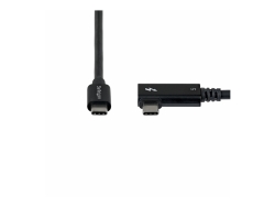 Startech.Com 2.6Ft/80Cm Right Angle Thunderbolt 5 Cable, 120GBPS, Ltw TBLT5MM80CM240WRA