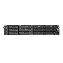 Asustor 12-Bay Nas 3.5"/2.5"(0/12), QC-2.1GHz, 8GB, GbE LAN(1), 2.5G(2), PCIe, Rps, 2RU, 3 AS6512RD