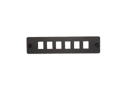 6 Port Sc Simplex / Lc Duplex Fobot Faceplate Suitable For 015.004.0026 & 015.004.0028 015.004.0009