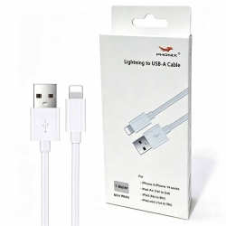 Usp Lightning To Usb-a Mini Cable (1M) White - Quick Charge & Connect, Fast Charge, Durable & Reliable, Apple IPhone/iPad/MacBook,5 Years Warranty 6972475750602