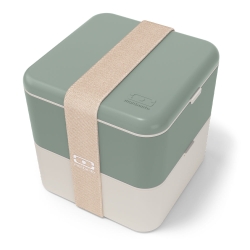 Monbento Mb Square Bento Box - Bi-Colour Green MO-13010081