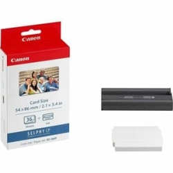 Canon Kc-36Ip Original Dye Sublimation Ink Cartridge/Paper Kit - Colour Pack KC36IP