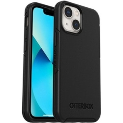 OtterBox Symmetry Case For Apple IPhone 13 Mini, IPhone 12 Mini Smartphone - Black - Bacterial Resistant, Drop Resistant, Bump Resistant - Polycarbonate, Synthetic Rubber 77-83474