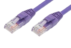 1m RJ45 CAT5E Ethernet Network Cable | Purple 004.001.4003