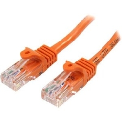 0.5m Orange Snagless Cat5e Patch Cable 45PAT50CMOR