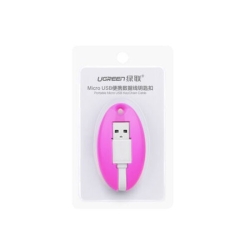 Ugreen USB To Micro USB Key Chain Cable - Pink (30310) ACBUGN30310