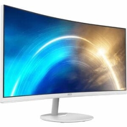 Professional Pro MP341CQ 34" Class Uwqhd Curved Screen LCD Monitor - White - 21:9 - Vertical Alignment (VA) - 3440 X 1440 - 1.07 Billion Colours - FreeSync - 1 Ms Mprt - HDMI - DisplayPort - 3Y Warranty PRO MP341CQW
