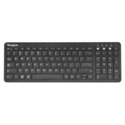 Targus Wireless Keyboard - Antimicrobial - Bluetooth - Midsize- Multi-Device - Us AKB863US