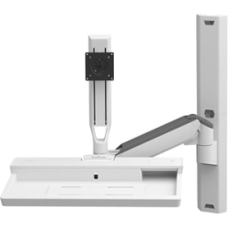 Keyboard & Monitor Mount Combo System (White) 45-618-251