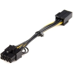 StarTech.com Adapter Cord - 15.49 Cm - For PCI Express Card - Pci-e / Pci-e - Yellow - 1 Each PCIEX68ADAP