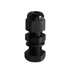 4C | 12mm Nylon Cable Gland | 8mm Long Threaded With Washer - 40 Pack 040.050.0039