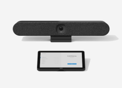 Logitech Tap Ip And Rally Bar Huddle, Collabos,Android, Zoom, Teams Ready,Graphite, 2YR Wt 991-000481