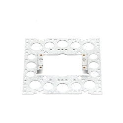 4C | Square Render Mounting Bracket For Elegant 0.8mm Thickness - 15 Pack 040.050.0031