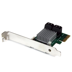 Startech 4 Port PCI Express 2.0 Sata Iii 6Gbps Raid Controller Card With HyperDuo SSD Tiering - PCIe Sata 3 Controller Adapter PEXSAT34RH