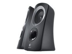 Logitech Z313 2.1 Speaker System, RMS(25W),3.5MM(1), BLACK,2YR Wty 980-000414