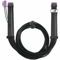 The Rog Equalizer Is An Etched 12V-2x6 PCIe Cable That Delivers Balanced PSU-to-ROG Equalizer Power To Minimize Current Variation To Protect The Graphics Card. ROG-EQUALIZER