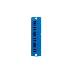 Leviton - Sdx Adaptor Plate (Blue) 12F OS2 Duplex Lc Zirconia Ceramic Sleeve LE-5F100-2LL