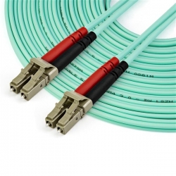 Startech 10 m OM4 LC to LC Multimode Duplex Fiber Optic Patch Cable 450FBLCLC10