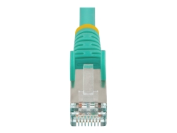 Startech 1M CAT6A Ethernet Cable - Aqua - Low Smoke Zero Halogen (Lszh) - 10GBE 500MHZ 100 NLAQ-1M-CAT6A-PATCH