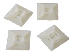 Startech.Com Self-Adhesive Nylon Cable Tie Mounts - Pkg Of 100 - Taa HC102